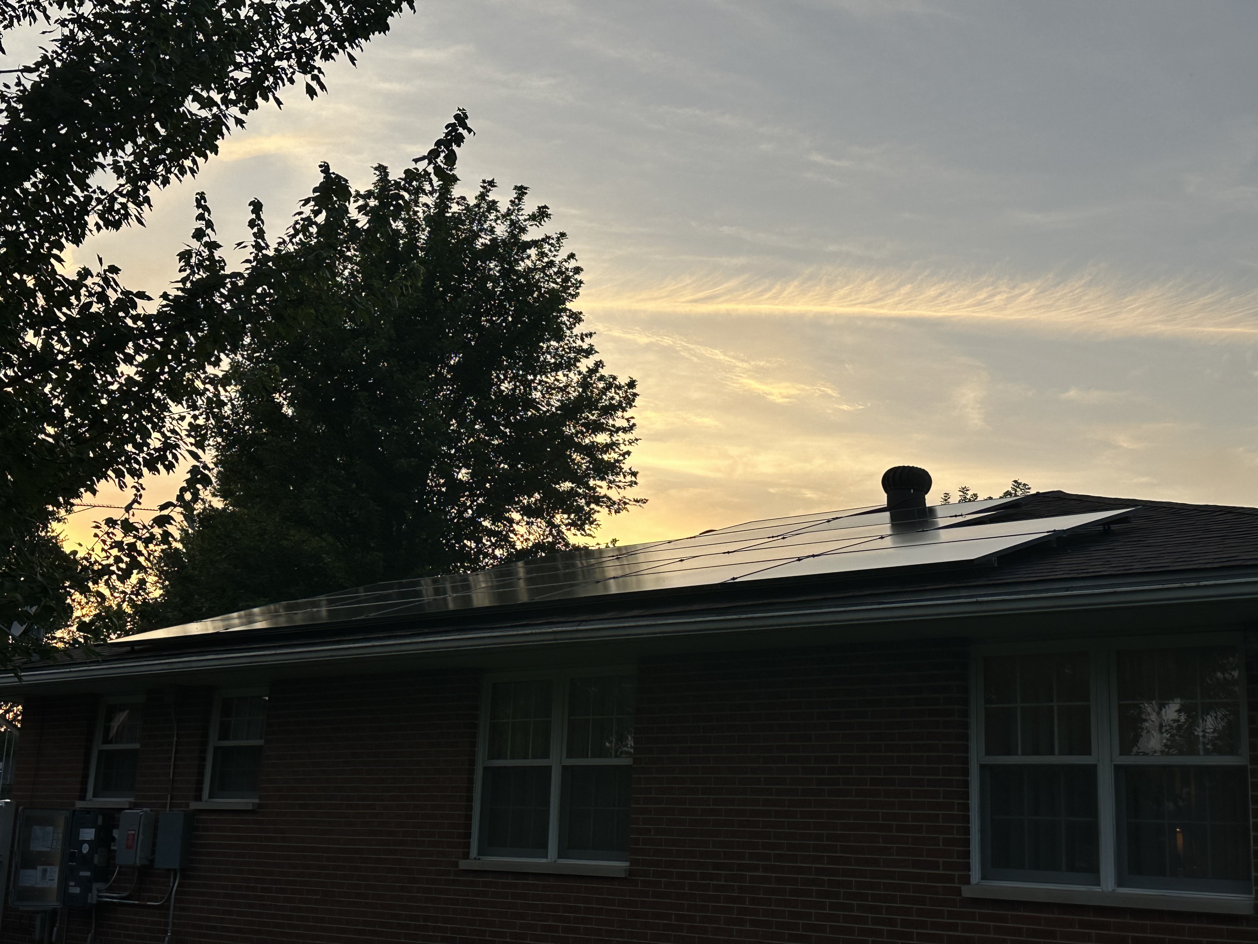 Solar system installation detail